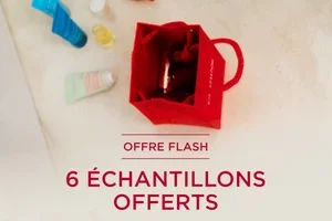 Offre Flash: 6 échantillons offerts pour la rentrée !