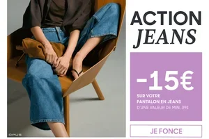 -15€ sur votre nouveau pantalon en jeans !