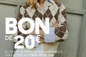 JUSTE POUR VOUS, une remise de 20€ !