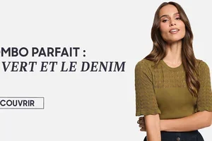 Le vert et le denim : Combo parfait !