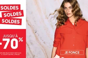 3,2,1... SOLDES 🔥 Jusqu'à -70%