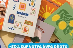  🤩 -50% sur votre livre photo 🎉