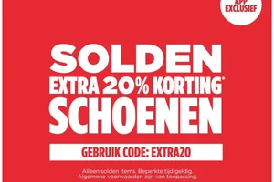 EXTRA 20% korting op schoenen in de solden!💸