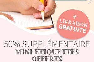 ★  Commandez maintenant + 50% SUPPLÉMENTAIRE Mini Étiquettes ⏰