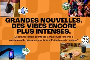 Trois nouvelles enceintes JBL pour embellir chaque moment.