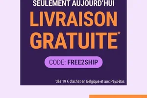 Livraison gratuite aujourd'hui 📦