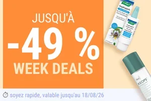 Week Deals : jusqu'à -49 % 🎉