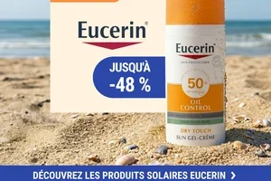 Jusqu'à -48 % sur les protections solaires Eucerin aujourd'hui ☀️