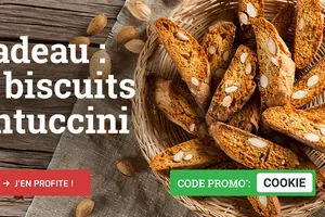 Un cadeau formidable : biscuits aux amandes cantuccini
