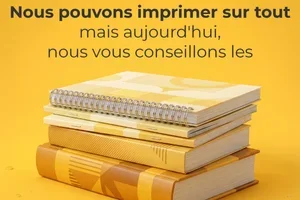 Nous imprimons sur tout, mais seules ces revues sont en promo jusqu'à -20 %