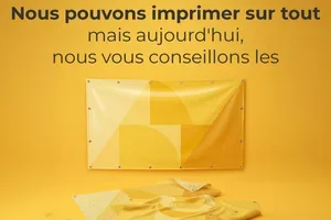 Bâches publicitaires jusqu'à -40 % : nous imprimons sur tous les types de support