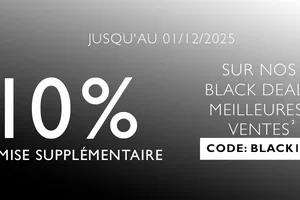 Réduction supplémentaire : encore +10 % sur nos meilleures ventes Black Deals