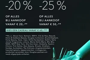😎 Shopping Night | -25% OP ALLES bij aankoop vanaf € 50,-**