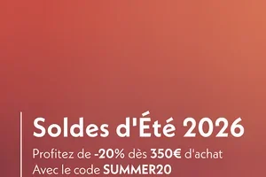 Dernière chance pour profiter de 20% de réduction cet été