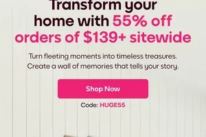 Transform Your Home - 55% Off Ends Soon!
