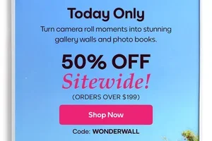 Today: 50% Off Your Summer Camera Roll 🥳