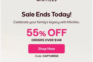 55% Off Ends Tonight
