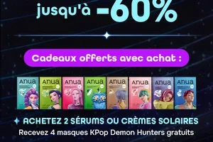 🚨 Anua x KPop Demon Hunters Week – Jusqu'à -60% !