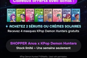 🚨 Anua x KPop Demon Hunters Week – Jusqu'à -60% !