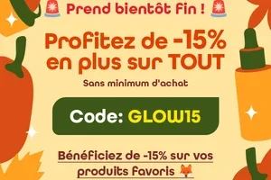⏳ L'horloge tourne : Profitez dès maintenant de -15% en plus sur votre glow up automnal !🍁