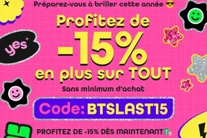 Vous avez oublié quelques essentiels pour la rentrée ? 🫣 Faites le plein maintenant avec -15% supplémentaires