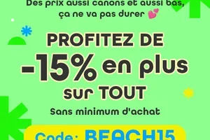 🚨 : Articles adorables + -15% en plus = ça va partir très vite !