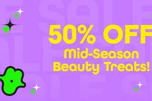 50% OFF! Our Mid-Season Sale is ON🛍️✨