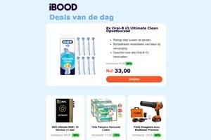 Vandaag: 8x Oral-B iO Ultimate Clean Opzetborstel voor slechts 33,00