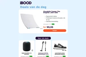 Nu: Cloudpillo Topper The Original | 80 x 200 voor 99,95