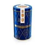 Jules Destrooper Jules' Blue Round Cookie tin - boîte ronde de biscuits cadeau - 475g