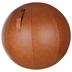 <tc>LifeSpan</tc> <tc>Fitness</tc> Ballon de yoga pour chaise de bureau - Cuir caramel