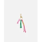 Porte-clés avec perles et logo PINKO
