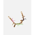 Bijou de sac avec breloques et cordons