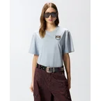 T-shirt avec application bijou Love Birds