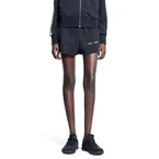 PALM ANGELS WOMAN BLACK SHORTS
