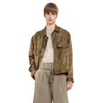 Floral Jacquard Worker Jacket