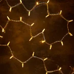 Guirlande Lumineuse Pro Connect IP67, 5m 50 LED Blanc Chaud Classique Câble Blanc Raccordable