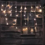 Guirlande Stalactite Raccordable de 2 m à LED Bicolores