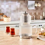 Karaca Glissia Glass Teapot, Colorless