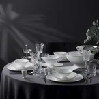 Jumbo Moon Platinum 64-Piece Dinner Set for 12 People