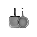 Karaca Gris Induction Biogranite Pan and Grill Set