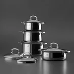Jumbo Flame 4-Piece Cookware Set