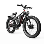 DUOTTS S26 750W*2 Vélo Gros Pneus 26" à Double Moteur 960Wh Suspension Complète VTT Électrique Batterie 48V 20Ah