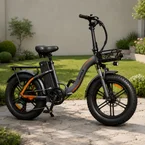 Vakole Y20 Pro 20" Fat Bike Vélo Électrique Pliable Polyvalent à Cadre Bas avec Batterie 48V 30Ah 1440Wh