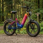 CMACEWHEEL V20 20" Fat Bike électrique Tout Suspendu avec Capteur de Couple et 960Wh Batterie