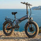 Vakole CO20 MAX Vélo Gros Pneus Pliable 20" à Double Moteur 750W*2 960Wh avec Capteur de Couple Batterie 20Ah