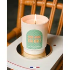 Bougie parfumée "Une amie en or"