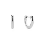 Arch Earrings Silver 9mm