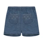 Minymo Shorts Chambray Denim Décoloré