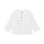 Minymo Chemise Manches Longues Blanc Brillant